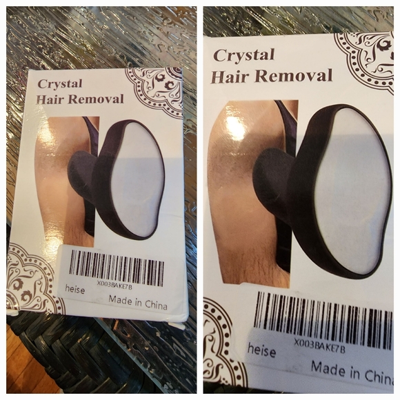 New Crystal Hair Eraser set of 2 Painless Hair Remover Fast Exfoliate unisex - Picture 5 of 6